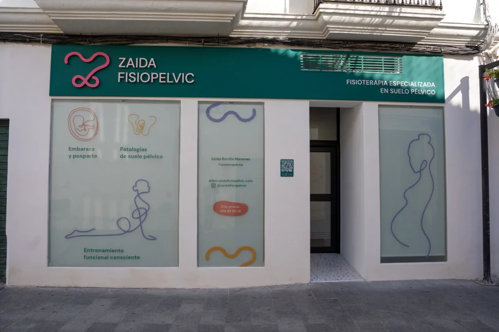 Fachada de la clínica Zaida FisioPelvic en Chiclana